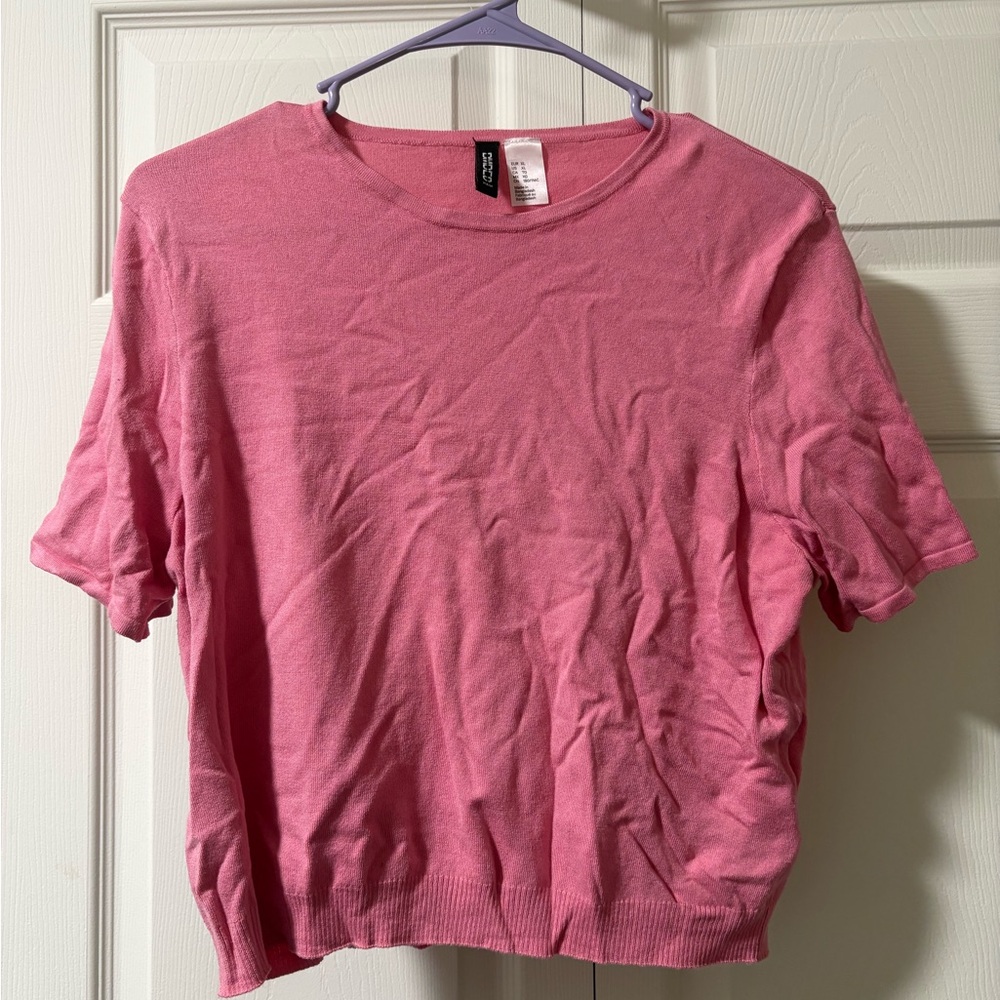 H&M Pink Short Sleeve Tee